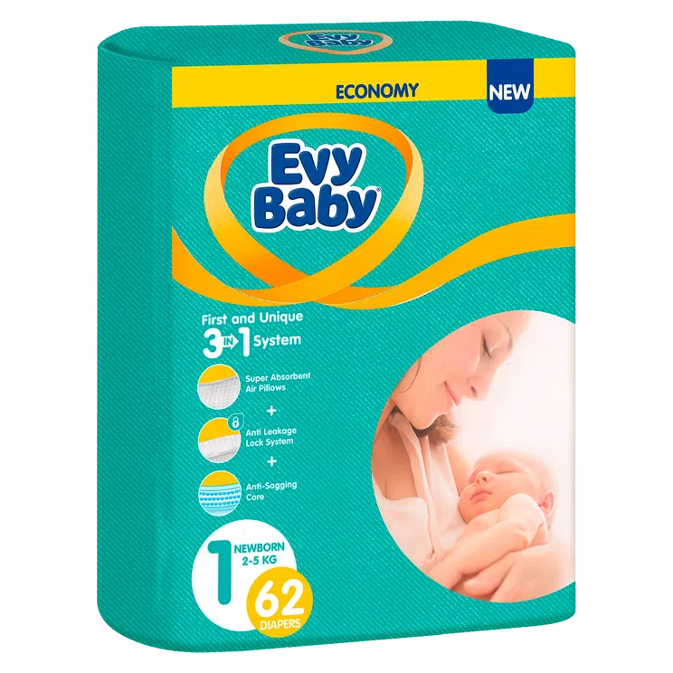 Evy Baby Diapers pack for wholesale and export
