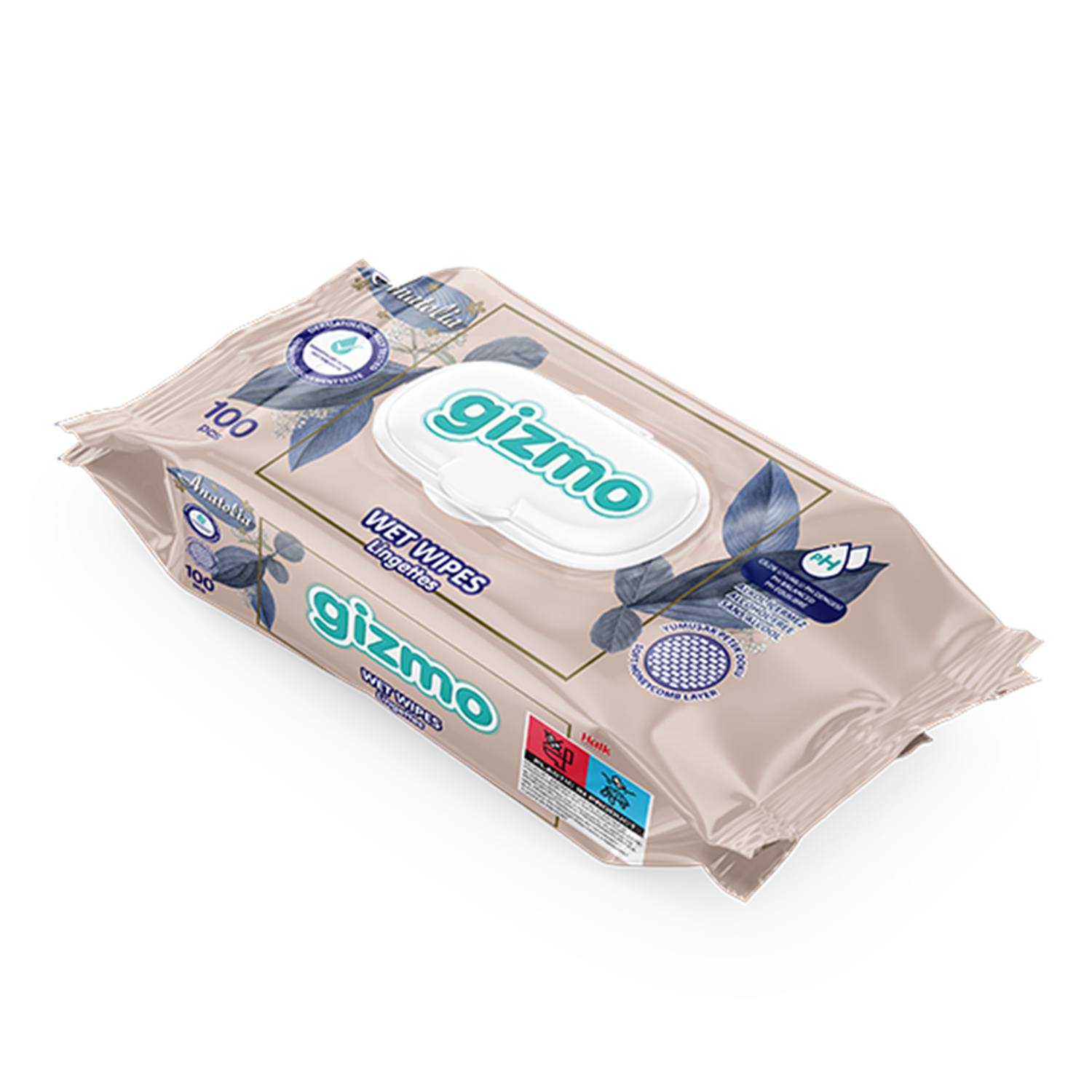 Gizmo Wet Wipes pack for wholesale and international export