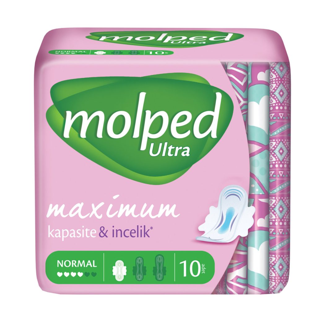 Molped Sanitary Napkins pack for wholesale and export