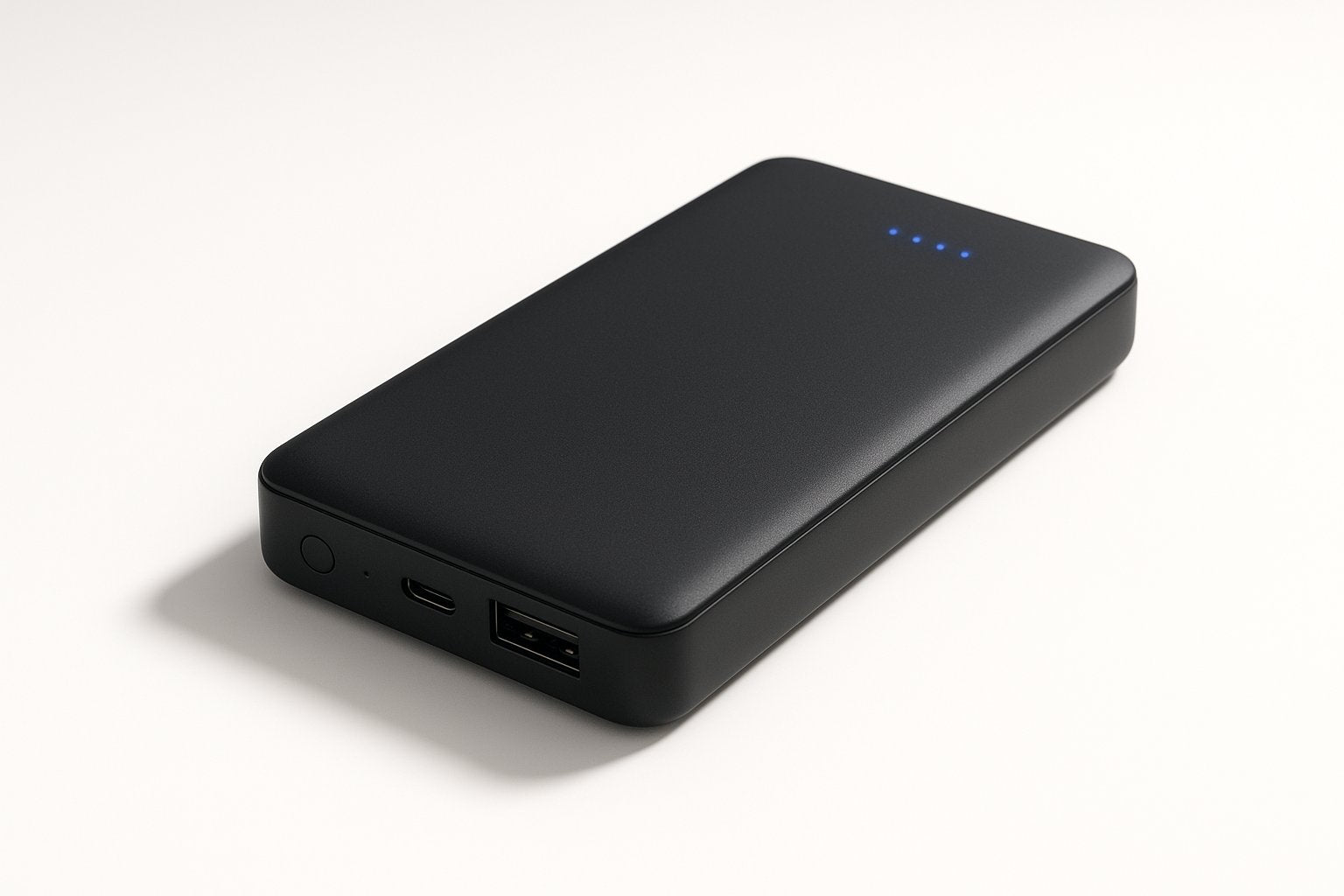 Illustrative portable power bank; exact battery capacity, output ports, charging protocol and certification confirmed by quotation.