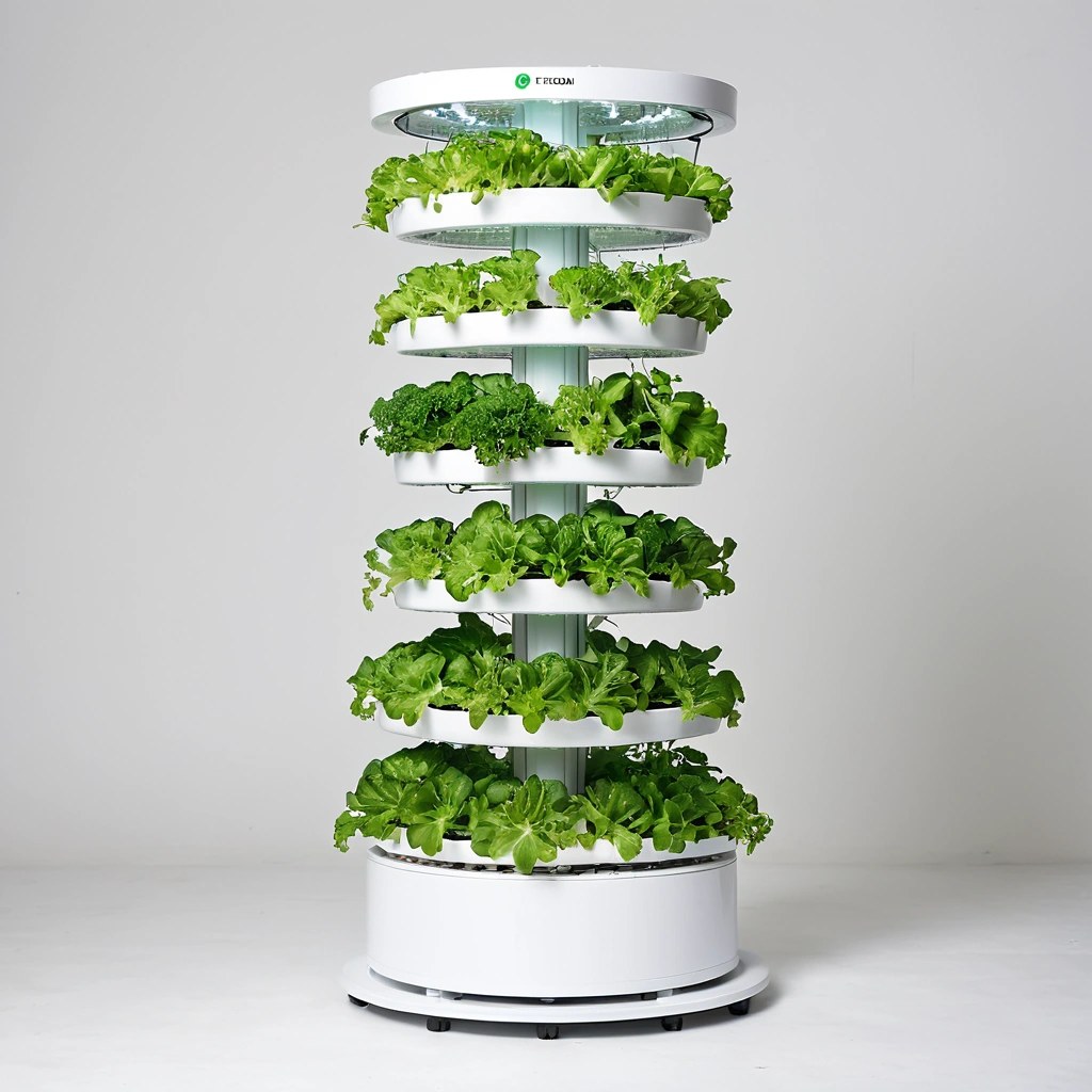 5-Layer 30-Plant Hydroponic Tower Kit Wholesale