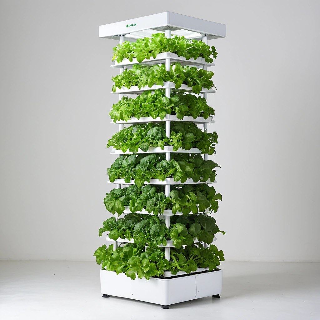 6-Layer 36-Plant Vertical Hydroponic Tower Kit Wholesale