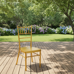Gold Chiavari banquet chair product photo