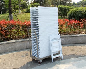 Banquet chair trolley and storage rack product photo