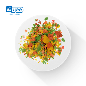 Tropical fish flakes and pellets product photo