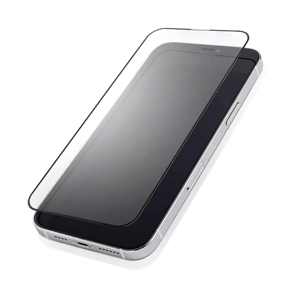 Illustrative tempered-glass smartphone screen protector; exact phone model and dimensions must be confirmed before ordering.