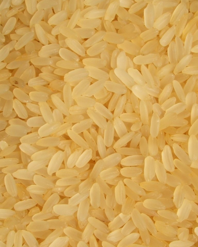 Parboiled rice grains