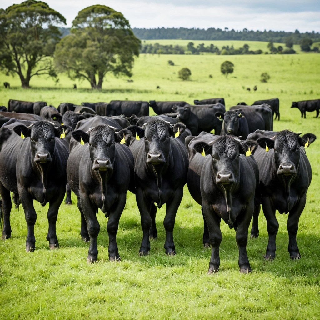 Black Angus Live Cattle Export Supply