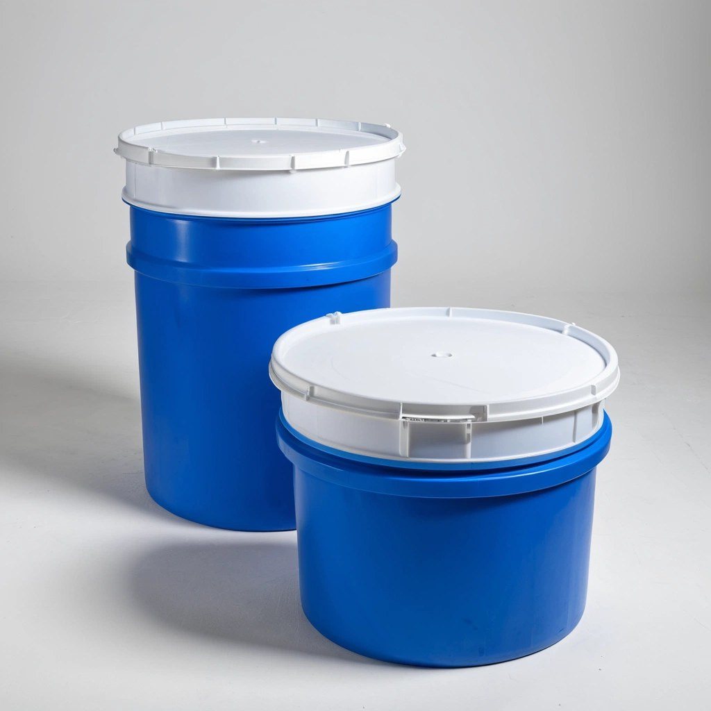 Blue Industrial Plastic Drums Wholesale pack for wholesale and international export