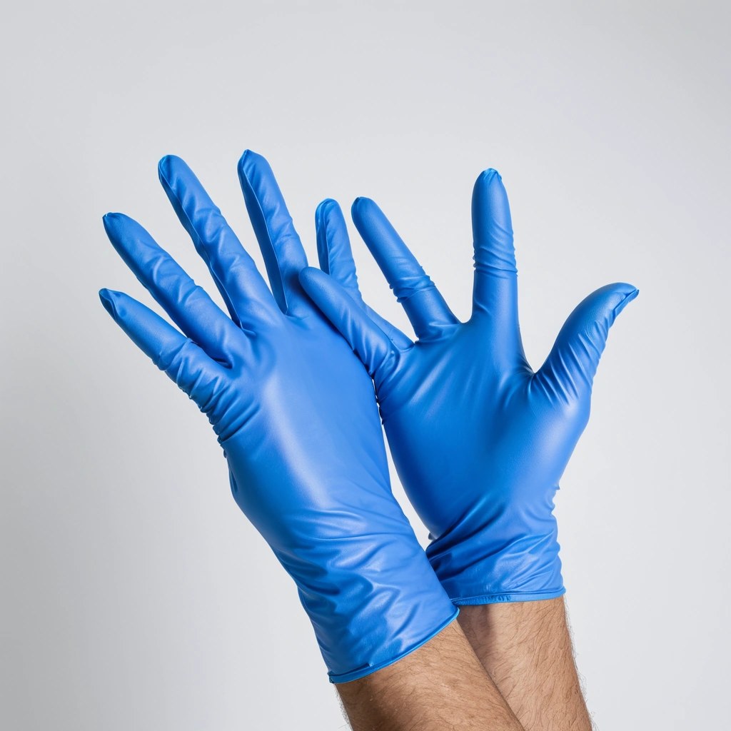 Blue Powder-Free Nitrile Examination Gloves Wholesale pack for wholesale and international export