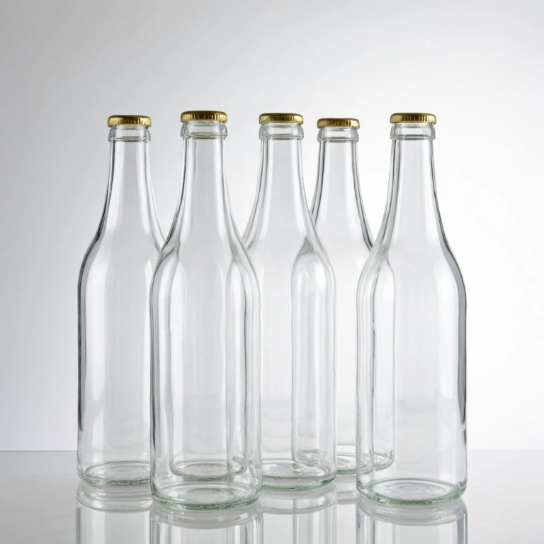 Clear Glass Beverage Bottles Wholesale