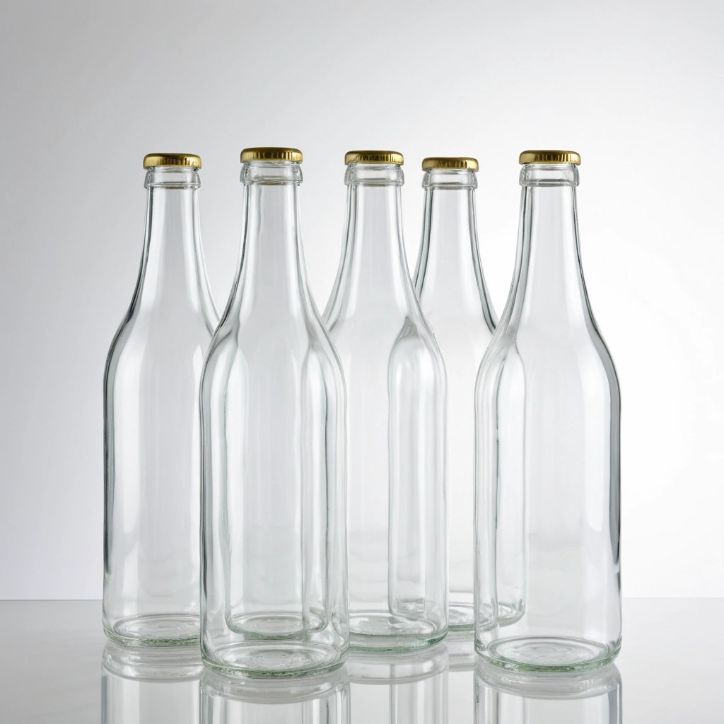 Clear Glass Beverage Bottles Wholesale