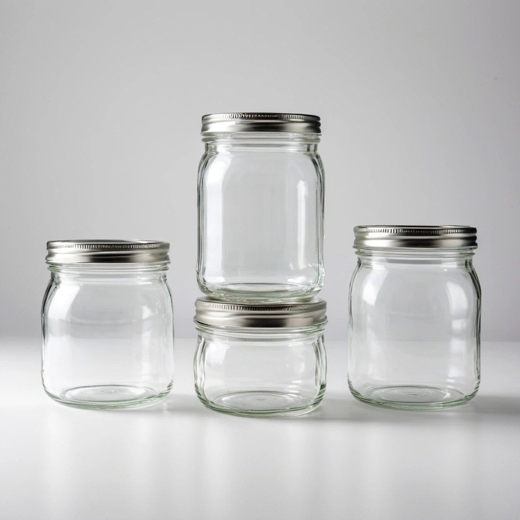 Clear Glass Food Jars Wholesale pack for wholesale and international export
