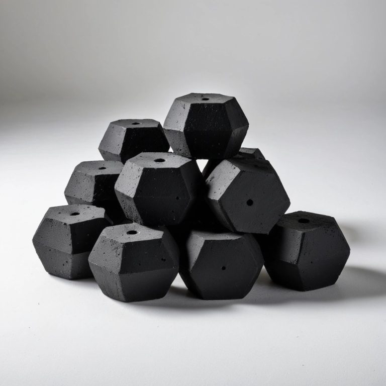 Coconut Shell Charcoal BBQ Briquettes Hexagonal Wholesale