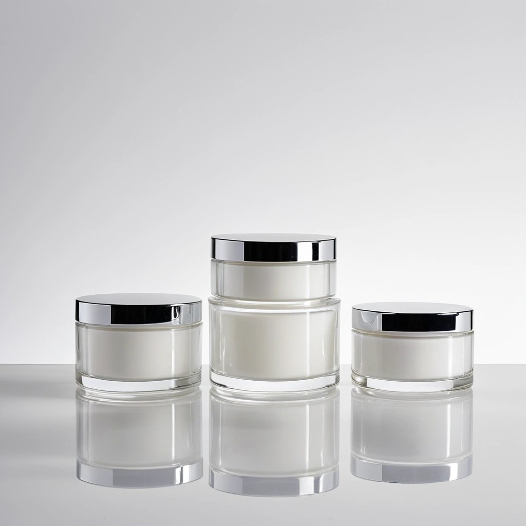 Cosmetic Glass Cream Jars Wholesale pack for wholesale and international export