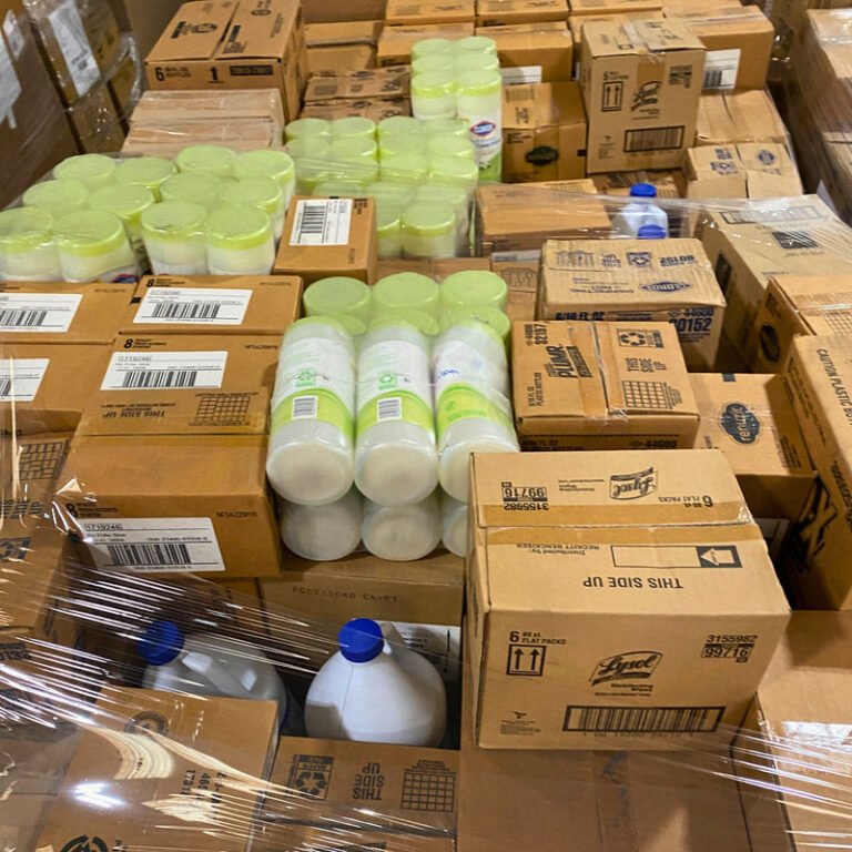 Wholesale pallet of branded laundry detergent and fabric care products