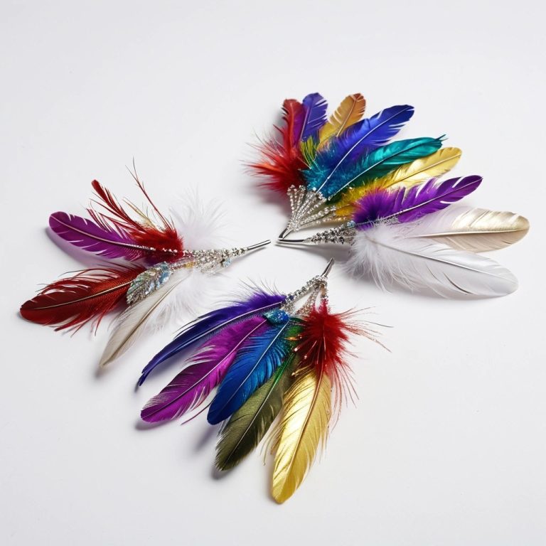 Feather Hair Clips and Feather Tinsel Combo Wholesale