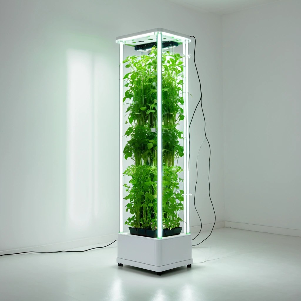 Indoor Hydroponic Tower Kit with LED Grow Lights Wholesale pack for wholesale and international export