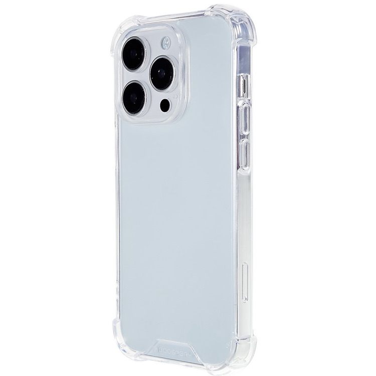 Illustrative clear protective smartphone case; device compatibility and case model must be confirmed before ordering.