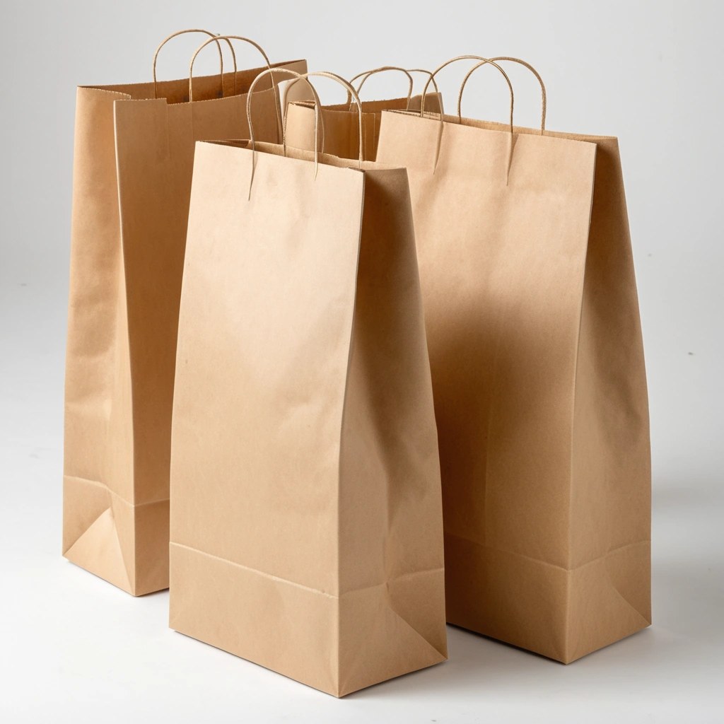 Kraft Paper Bags for Retail and Food Wholesale pack for wholesale and international export