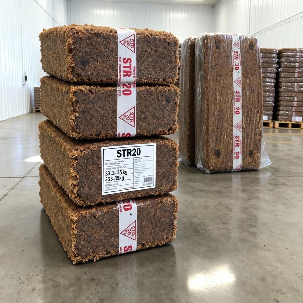 Natural Rubber TSR 20 Wholesale pack for wholesale and international export
