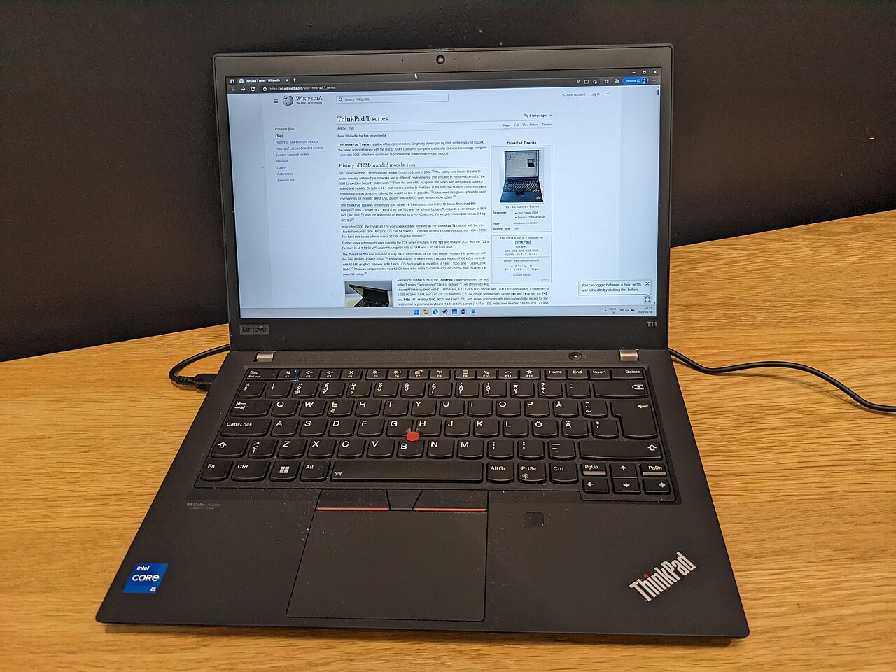 Lenovo ThinkPad T14 Gen 4 Refurbished Business Laptop