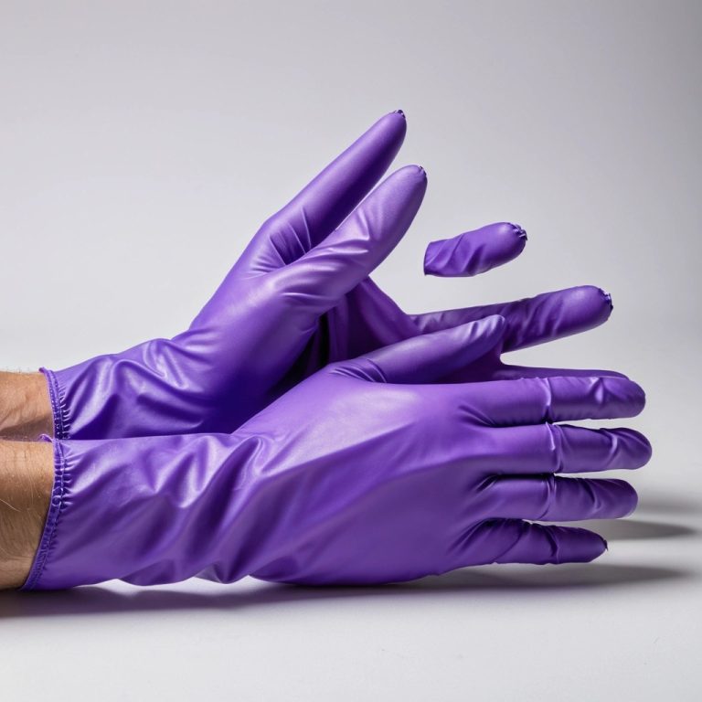 Purple Nitrile Examination Gloves Wholesale