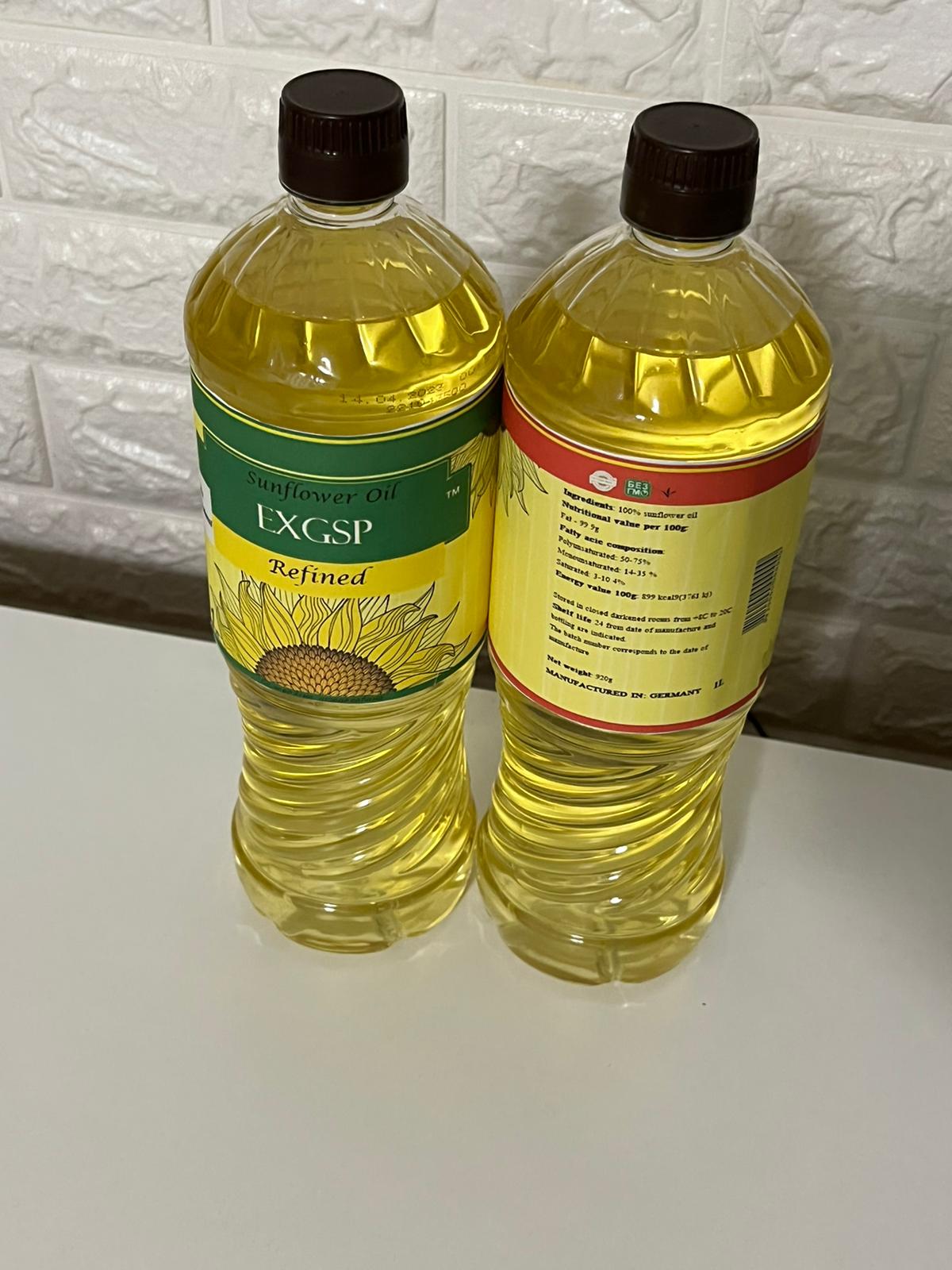 Refined Sunflower Oil 1L 3L 5L PET Bottles Wholesale pack for wholesale and international export